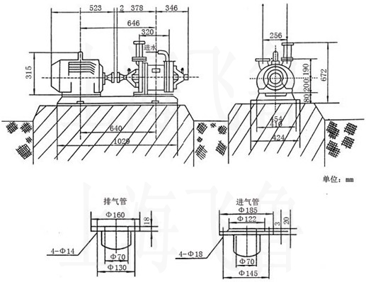 SZ-2外形安裝尺寸